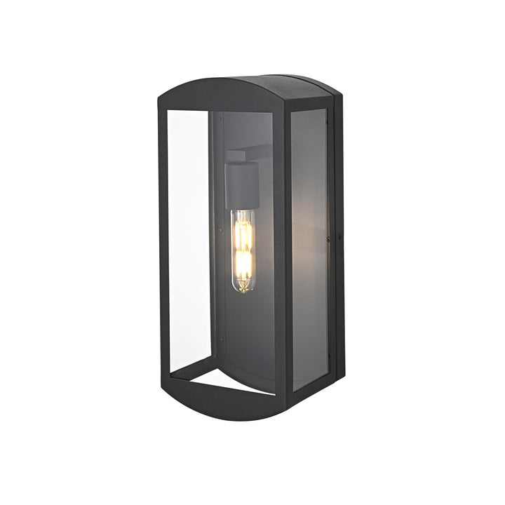 7 Inch Outdoor Wall Sconce In Black - View 3 - Joshua Marshal