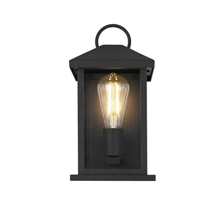 6 Inch Outdoor Wall Sconce In Black - View 3 - Joshua Marshal