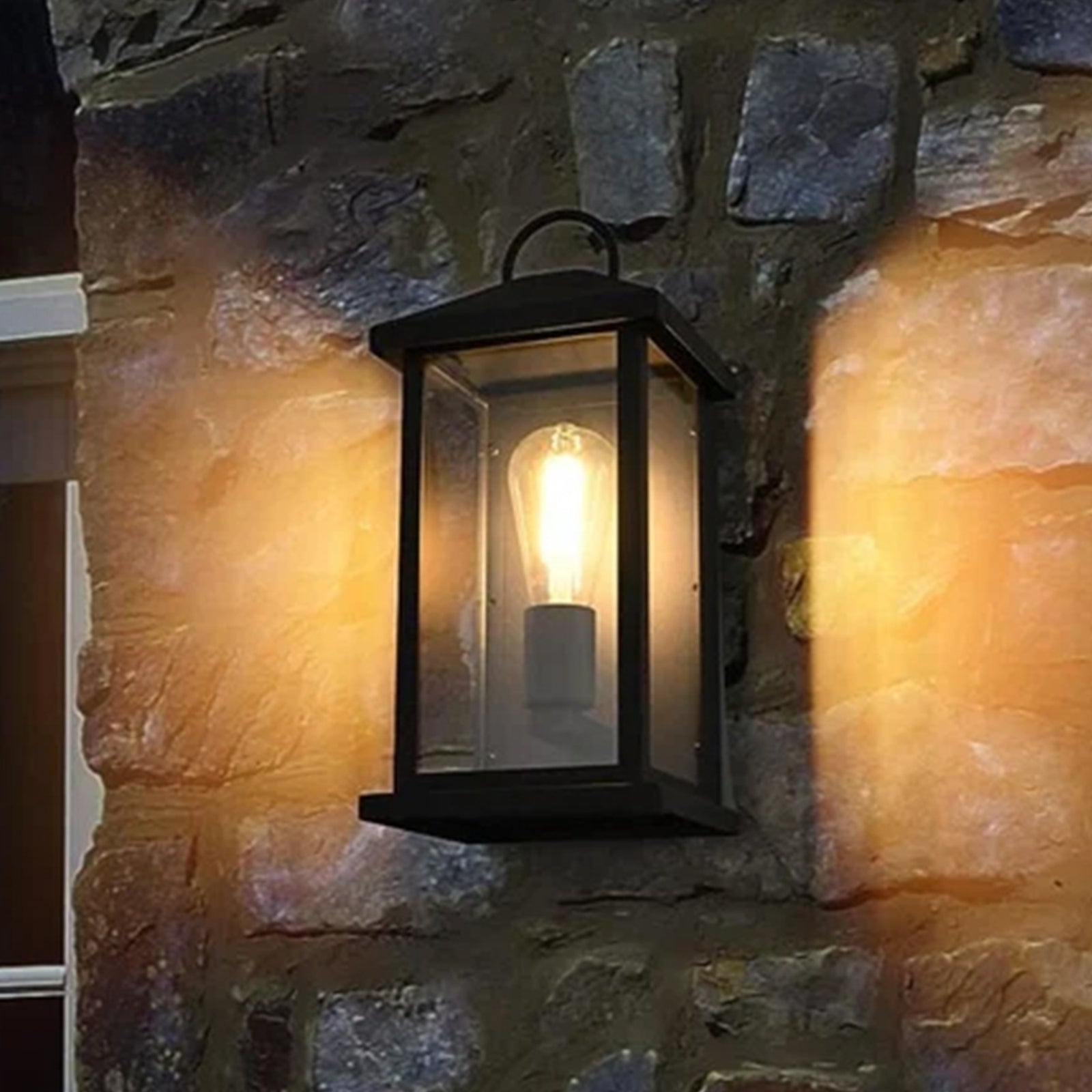 7 Inch Outdoor Wall Sconce In Black Black Finish - LIGHTING by Joshua Marshal