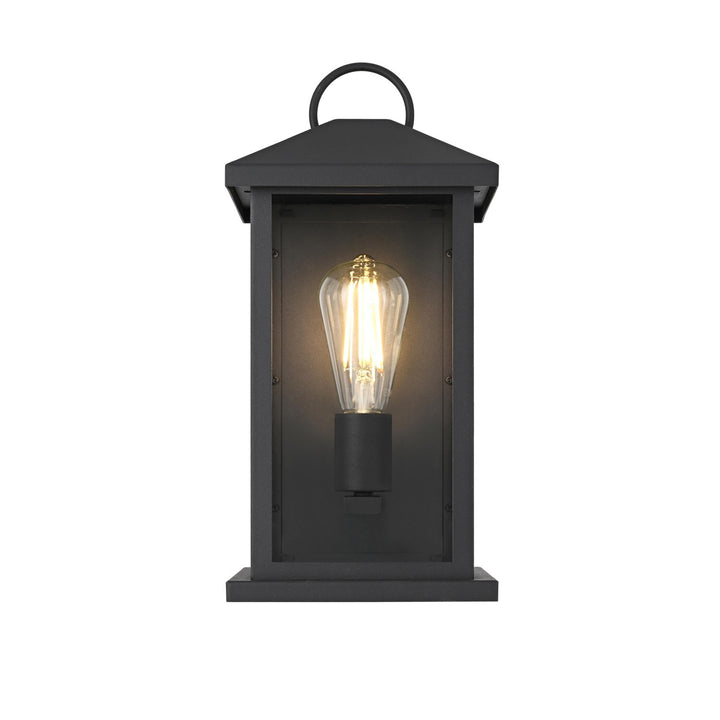 7 Inch Outdoor Wall Sconce In Black - View 3 - Joshua Marshal