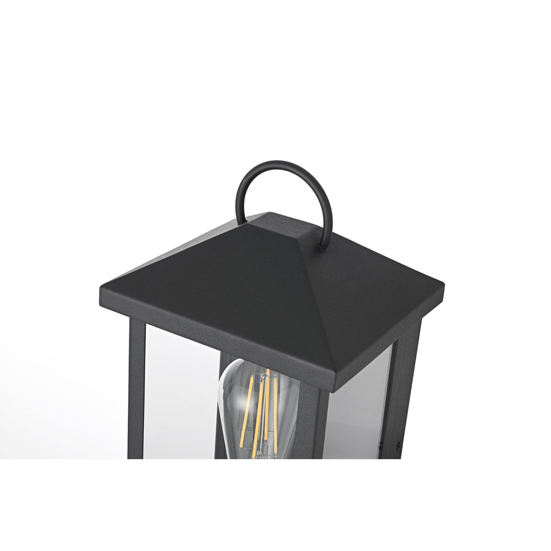7 Inch Outdoor Wall Sconce In Black - View 6 - Joshua Marshal