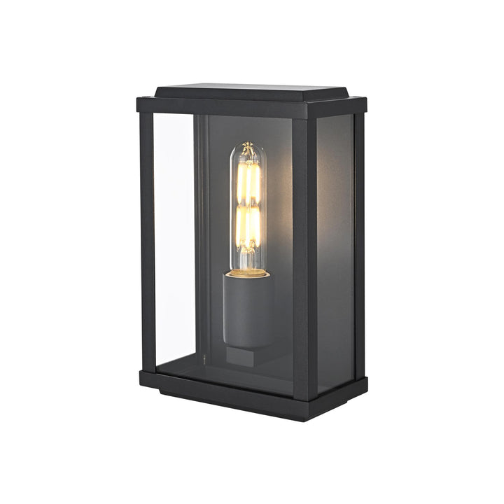 6 Inch Outdoor Wall Sconce In Black - View 4 - Joshua Marshal