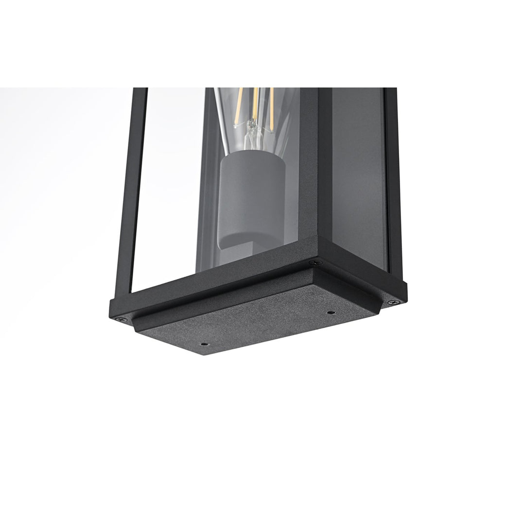 6 Inch Outdoor Wall Sconce In Black - View 5 - Joshua Marshal
