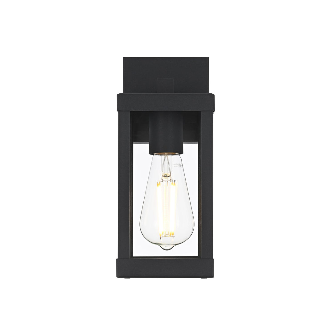 4 Inch Outdoor Wall Sconce In Black - View 3 - Joshua Marshal