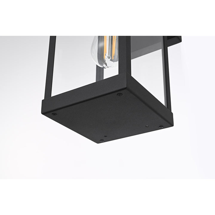 6 Inch Outdoor Wall Sconce In Black - View 5 - Joshua Marshal