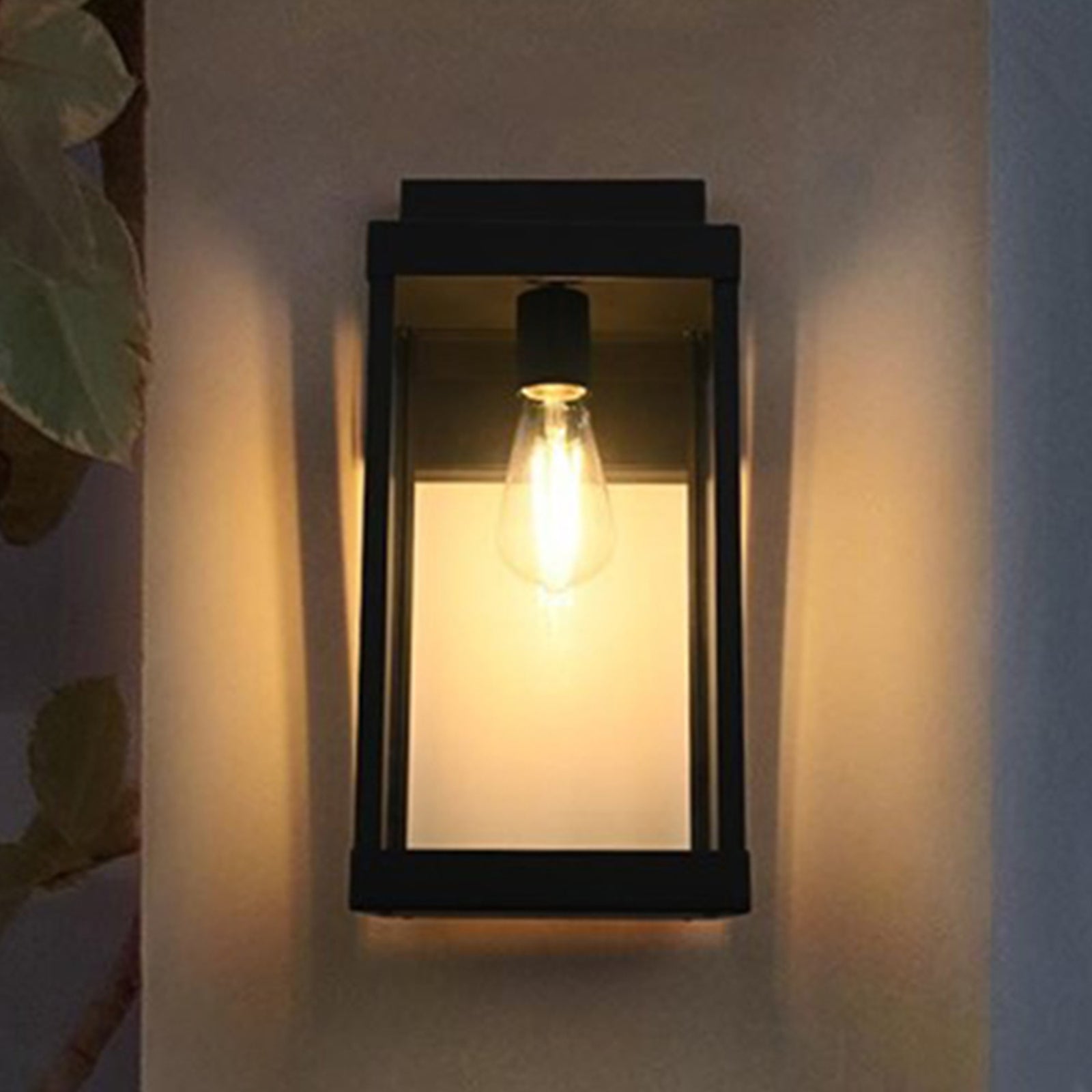 7 Inch Outdoor Wall Sconce In Black Black Finish - LIGHTING by Joshua Marshal