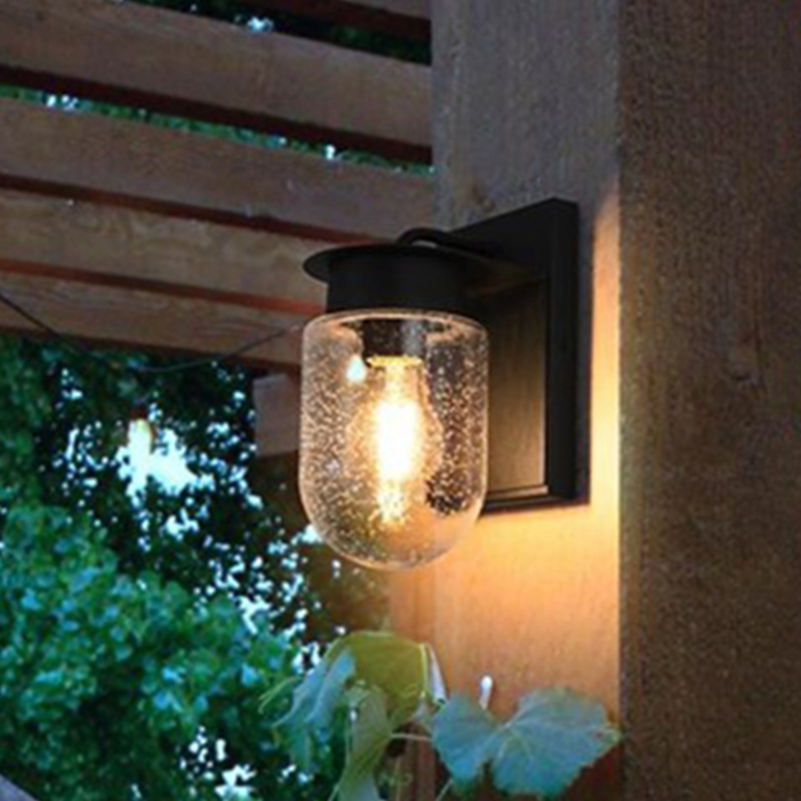5 Inch Outdoor Wall Sconce In Black Black Finish - LIGHTING by Joshua Marshal