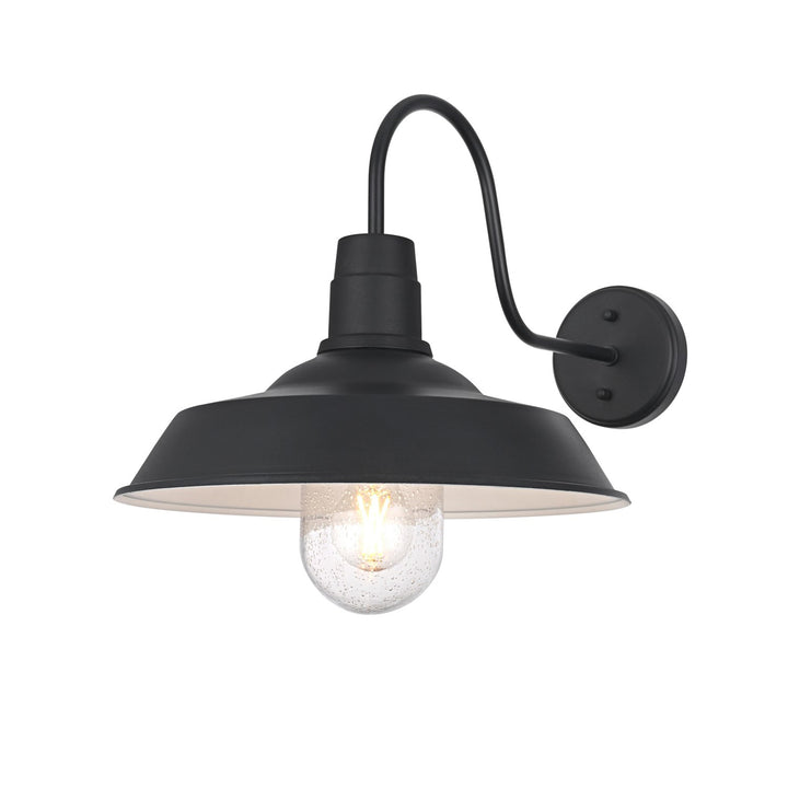 14 Inch Outdoor Wall Sconce In Black - View 3 - Joshua Marshal