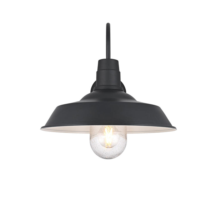 14 Inch Outdoor Wall Sconce In Black - View 4 - Joshua Marshal