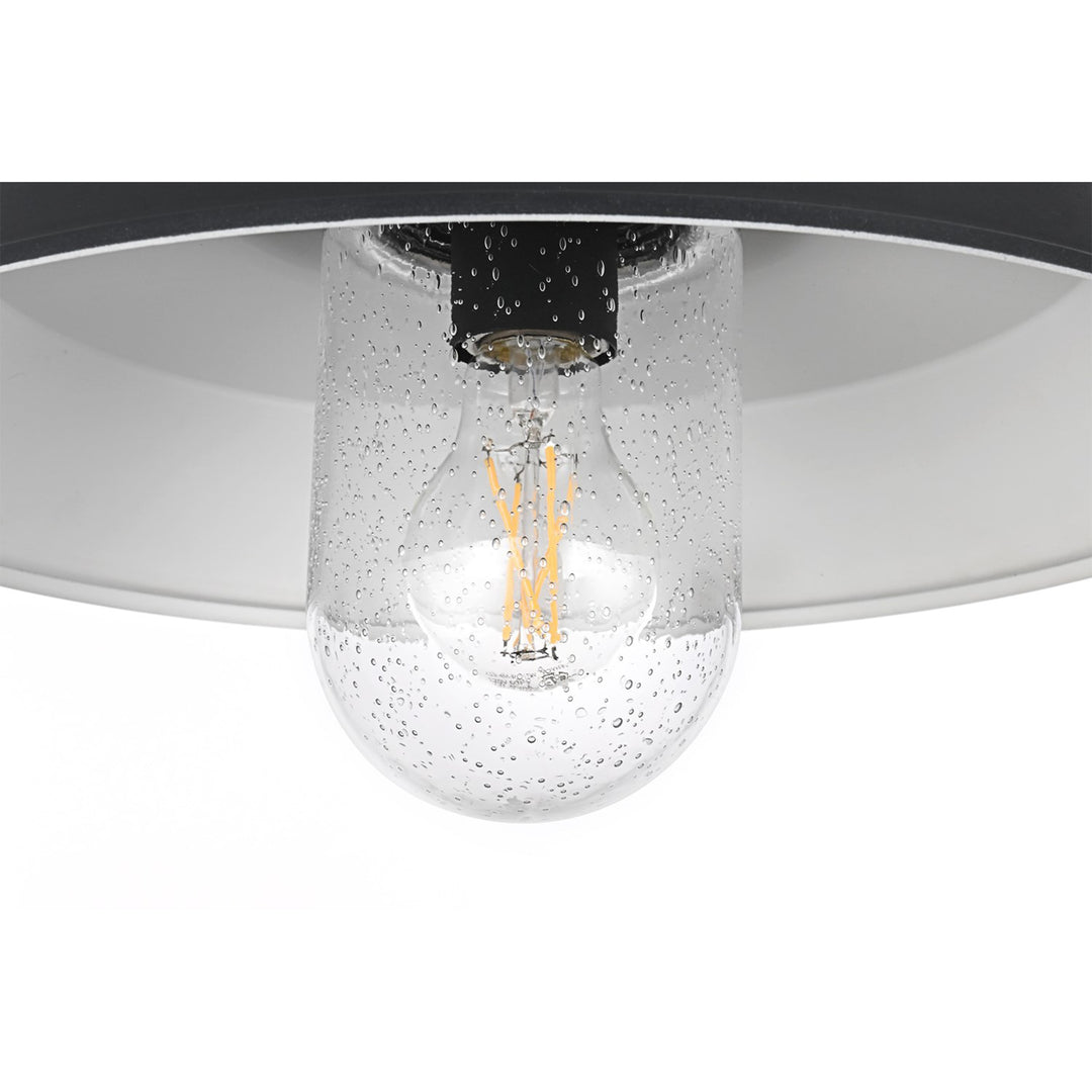 14 Inch Outdoor Wall Sconce In Black - View 6 - Joshua Marshal