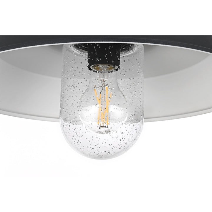 14 Inch Outdoor Wall Sconce In Black - View 6 - Joshua Marshal