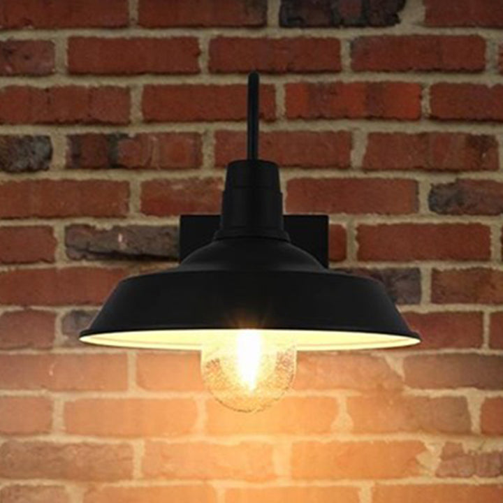 14 Inch Outdoor Wall Sconce In Black Black Finish - LIGHTING by Joshua Marshal