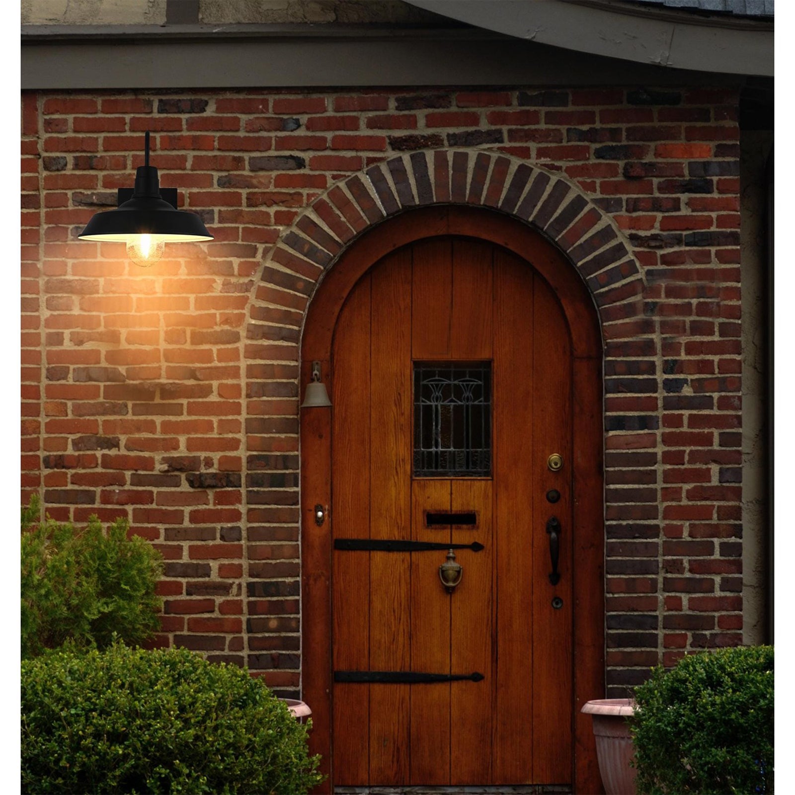 14 Inch Outdoor Wall Sconce In Black - View 2 - Joshua Marshal