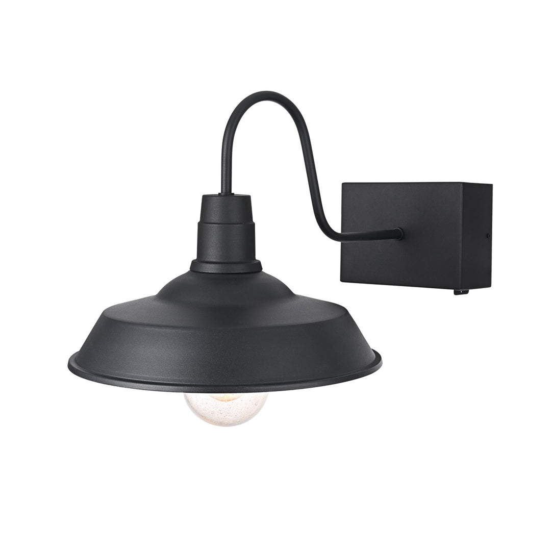 14 Inch Outdoor Wall Sconce In Black - View 4 - Joshua Marshal