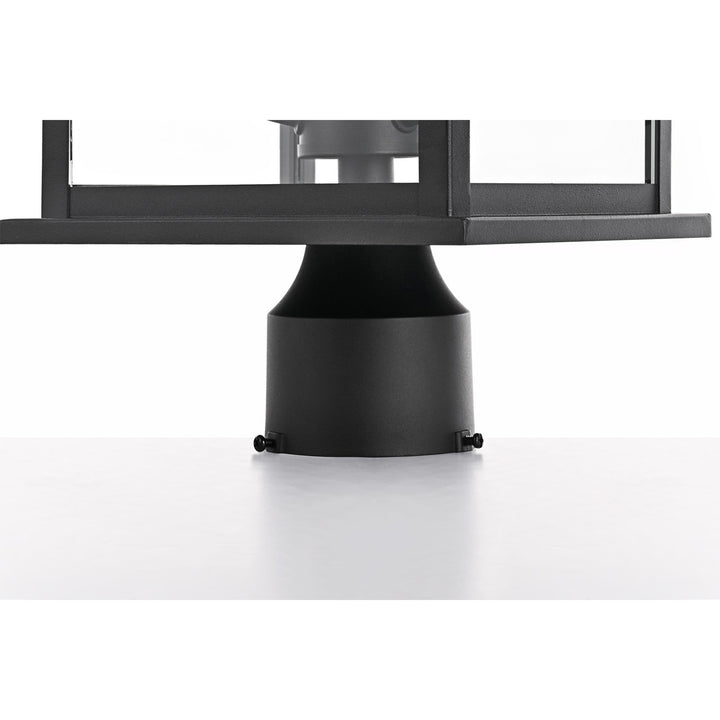 8 X 23.5 Inch Outdoor Post Light In Black - View 5 - Joshua Marshal