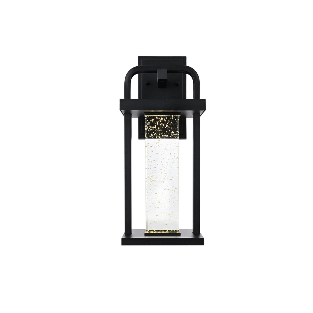 16 Inch Led Outdoor Wall Sconce In Black - View 3 - Joshua Marshal