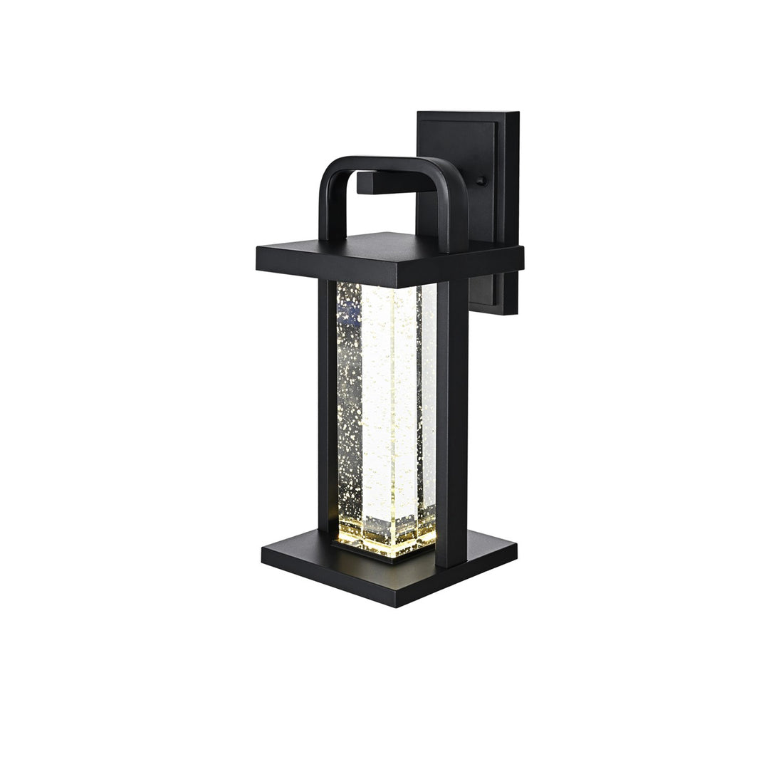 16 Inch Led Outdoor Wall Sconce In Black - View 5 - Joshua Marshal