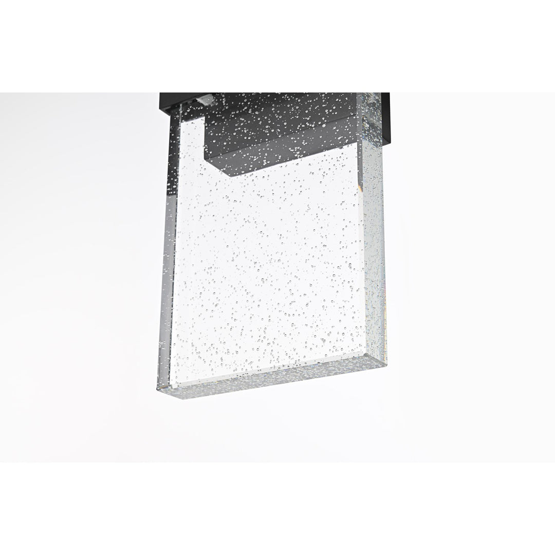 11 Inch Led Outdoor Wall Sconce In Black - View 5 - Joshua Marshal