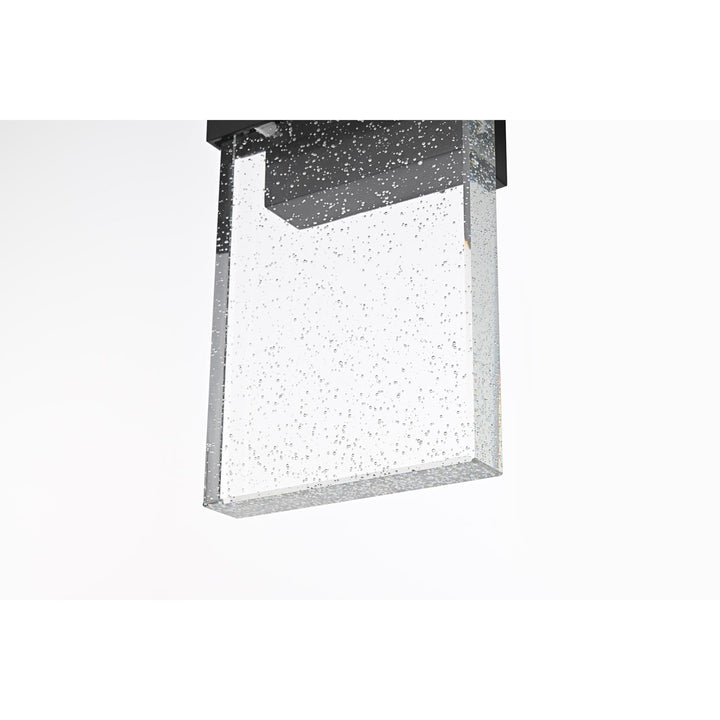 11 Inch Led Outdoor Wall Sconce In Black - View 5 - Joshua Marshal