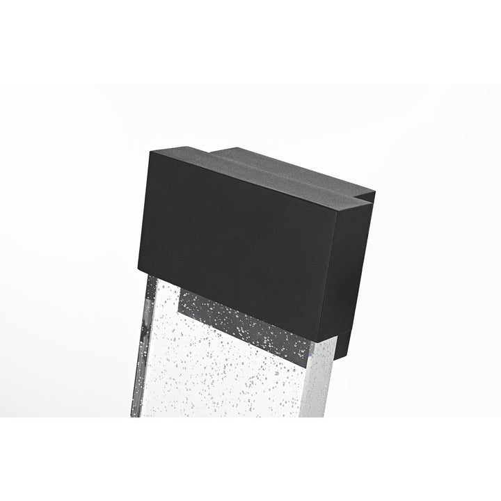 11 Inch Led Outdoor Wall Sconce In Black - View 6 - Joshua Marshal