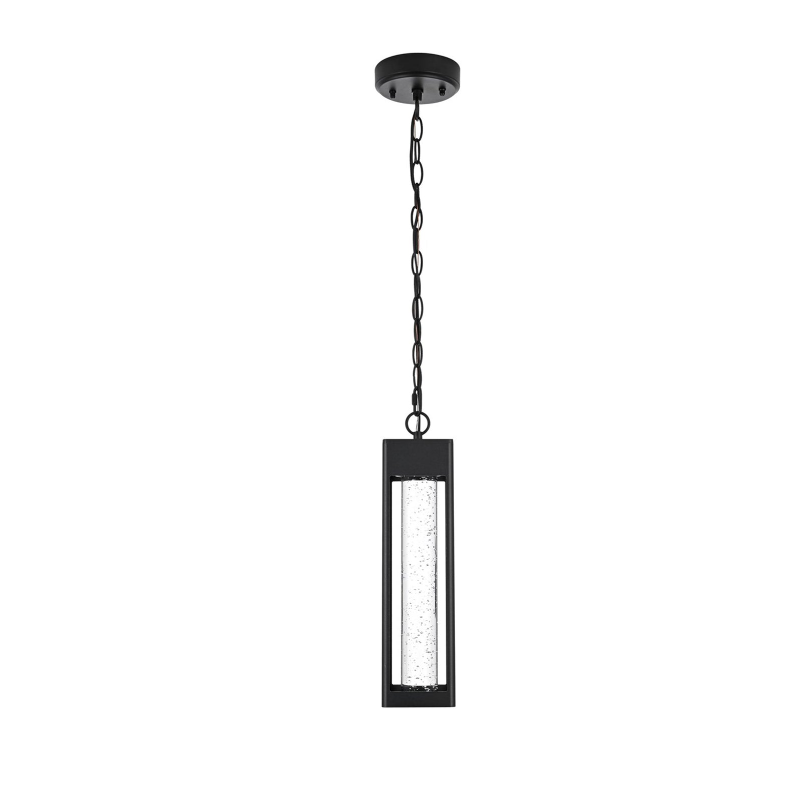 15 Inch Led Outdoor Pendant In Black - View 3 - Joshua Marshal