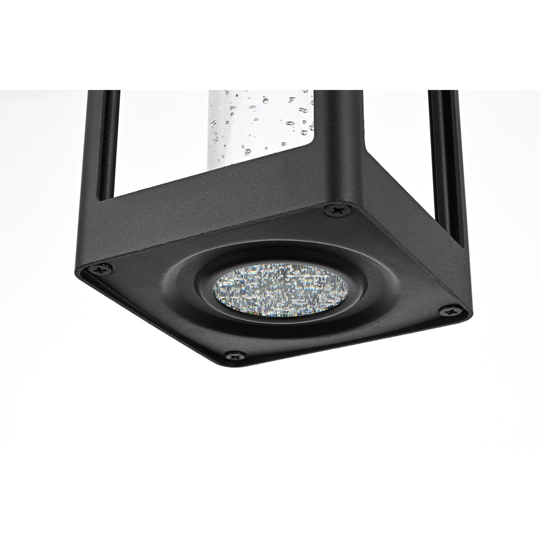 15 Inch Led Outdoor Pendant In Black - View 5 - Joshua Marshal