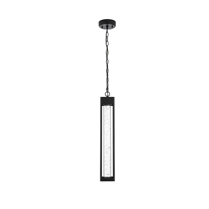 23 Inch Led Outdoor Pendant In Black - View 4 - Joshua Marshal