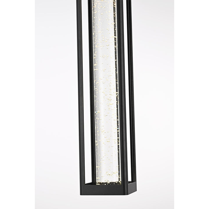 23 Inch Led Outdoor Pendant In Black - View 5 - Joshua Marshal