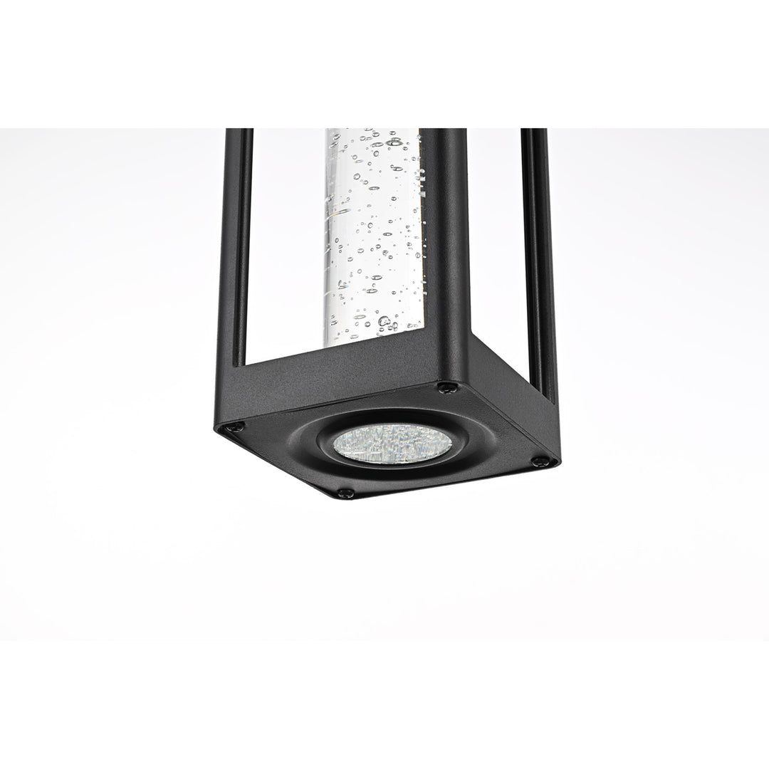 23 Inch Led Outdoor Pendant In Black - View 6 - Joshua Marshal