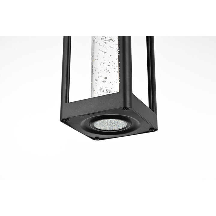 23 Inch Led Outdoor Pendant In Black - View 6 - Joshua Marshal