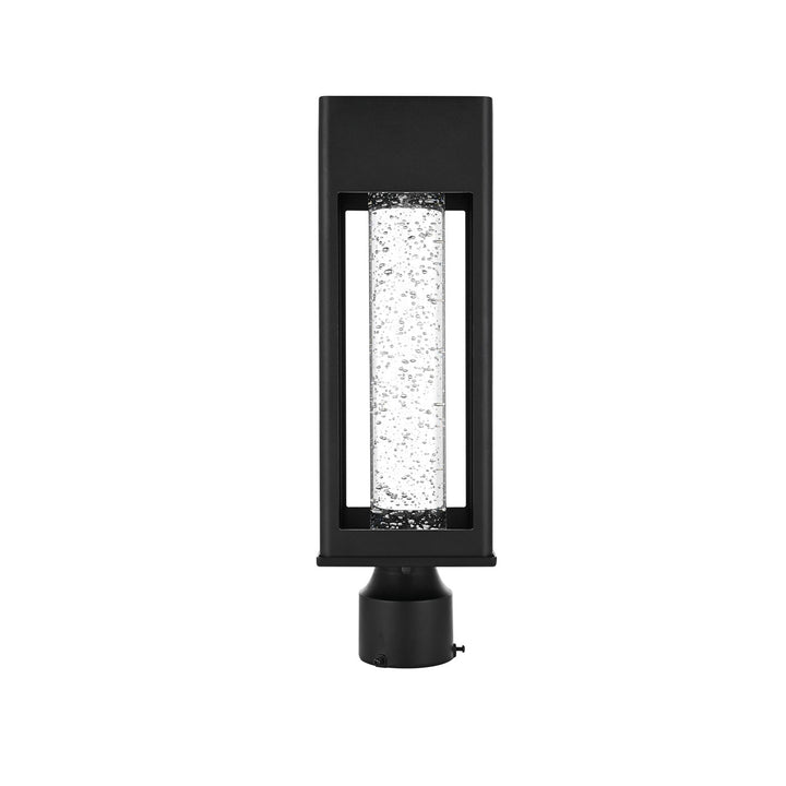 18 Inch Led Outdoor Post Light In Black - View 3 - Joshua Marshal