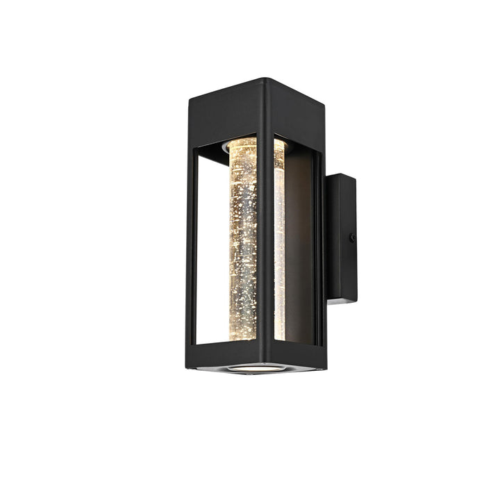 10 Inch Led Outdoor Wall Sconce In Black - View 4 - Joshua Marshal
