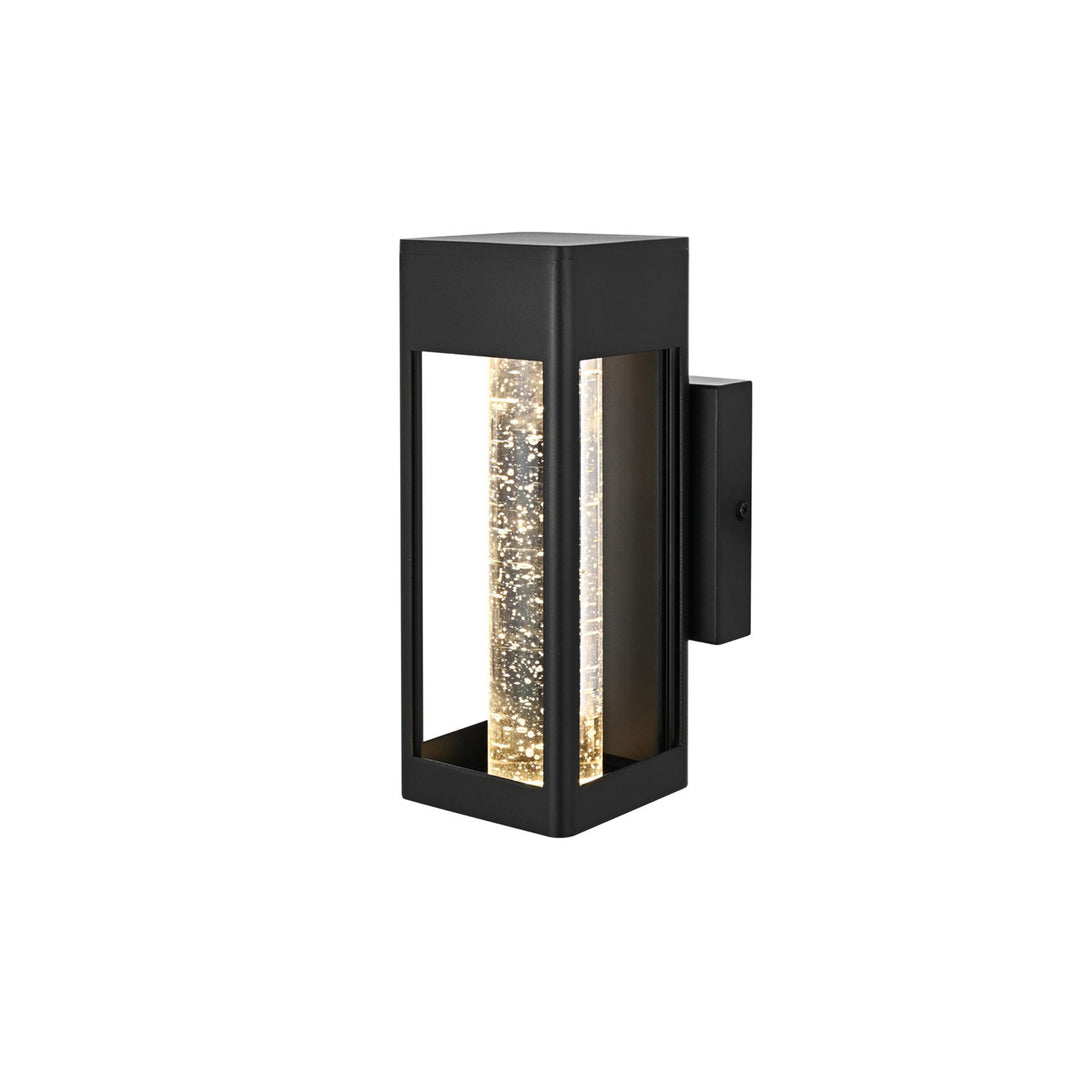 10 Inch Led Outdoor Wall Sconce In Black - View 5 - Joshua Marshal