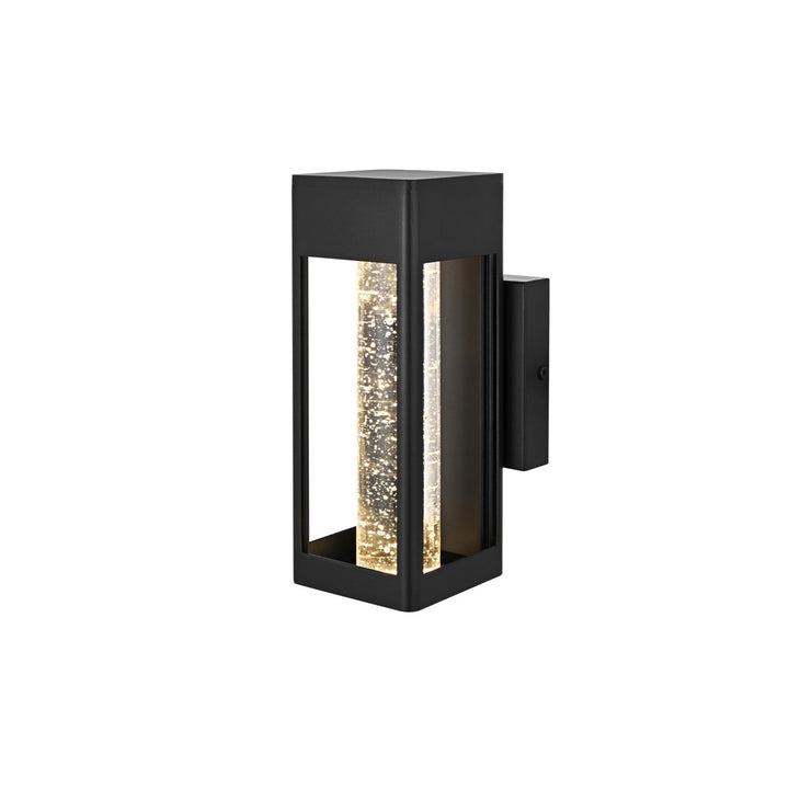 10 Inch Led Outdoor Wall Sconce In Black - View 5 - Joshua Marshal