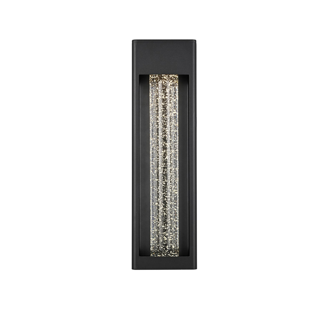 19 Inch Led Outdoor Wall Sconce In Black - View 3 - Joshua Marshal