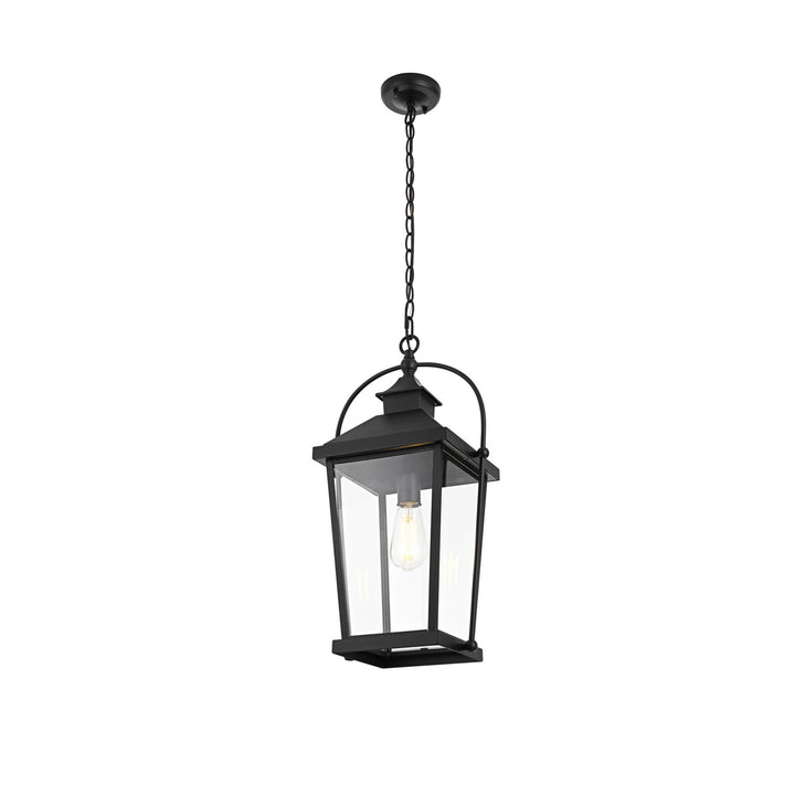21 Inch Outdoor Pendant In Black - View 4 - Joshua Marshal