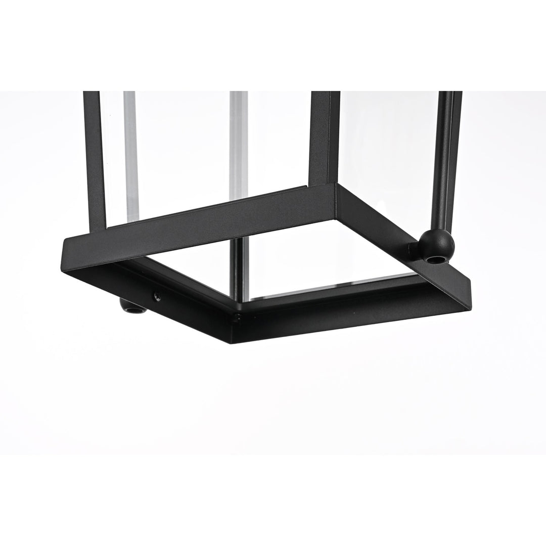 21 Inch Outdoor Pendant In Black - View 6 - Joshua Marshal