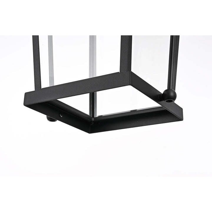 21 Inch Outdoor Pendant In Black - View 6 - Joshua Marshal
