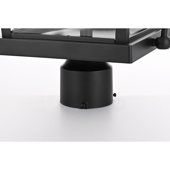 27 Inch Outdoor Post Light In Black - View 6 - Joshua Marshal