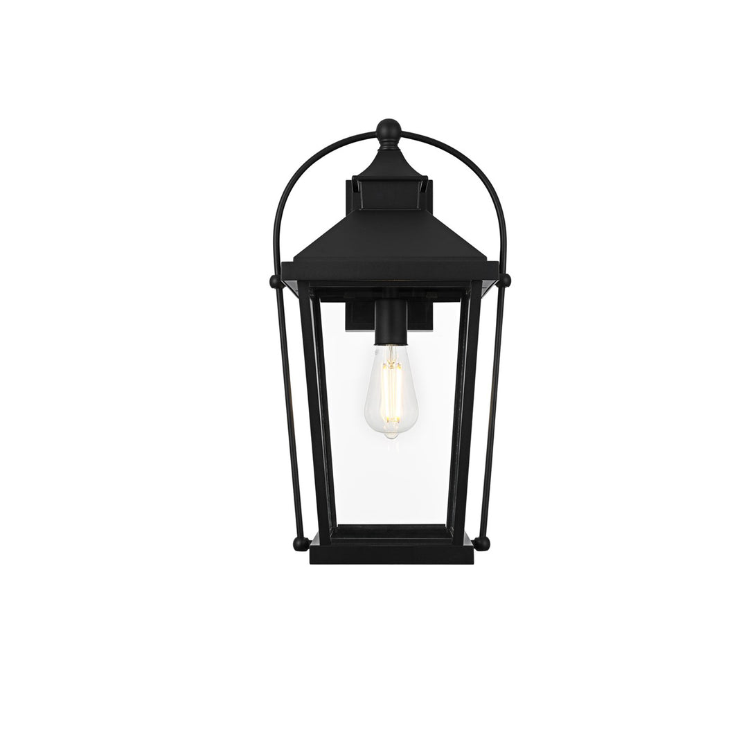 20 Inch Outdoor Wall Sconce In Black - View 3 - Joshua Marshal