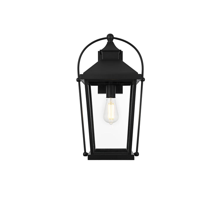 20 Inch Outdoor Wall Sconce In Black - View 3 - Joshua Marshal