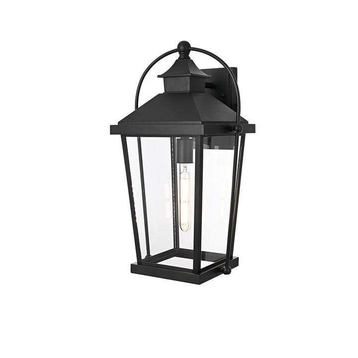 20 Inch Outdoor Wall Sconce In Black - View 4 - Joshua Marshal
