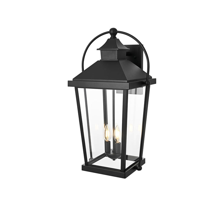 24 Inch Outdoor Wall Sconce In Black - View 3 - Joshua Marshal