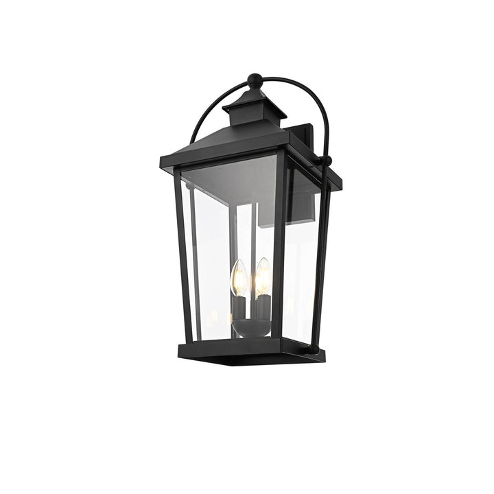 24 Inch Outdoor Wall Sconce In Black - View 5 - Joshua Marshal