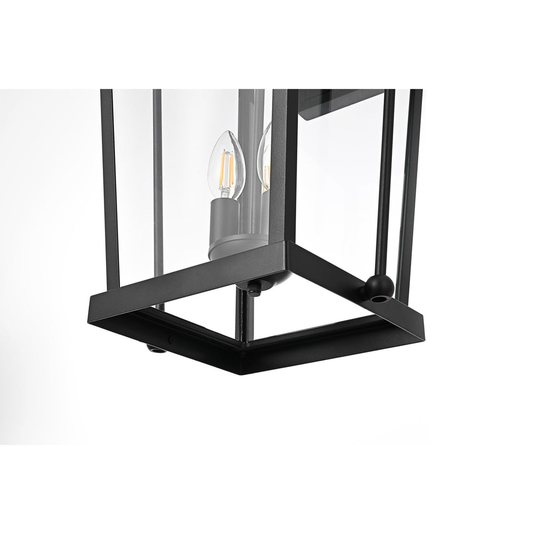 24 Inch Outdoor Wall Sconce In Black - View 6 - Joshua Marshal