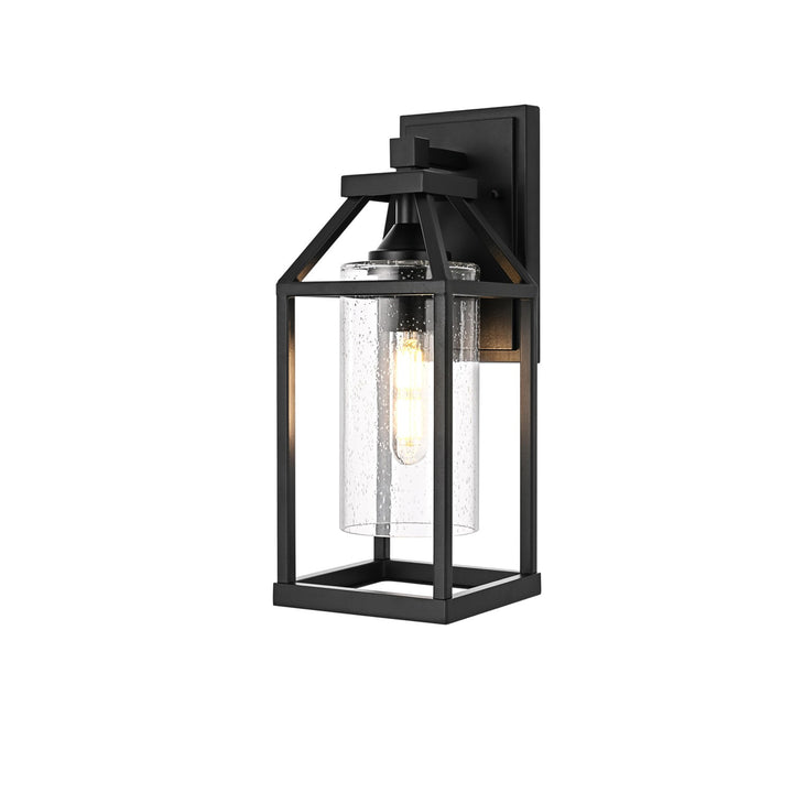 14 Inch Outdoor Wall Sconce In Black - View 4 - Joshua Marshal