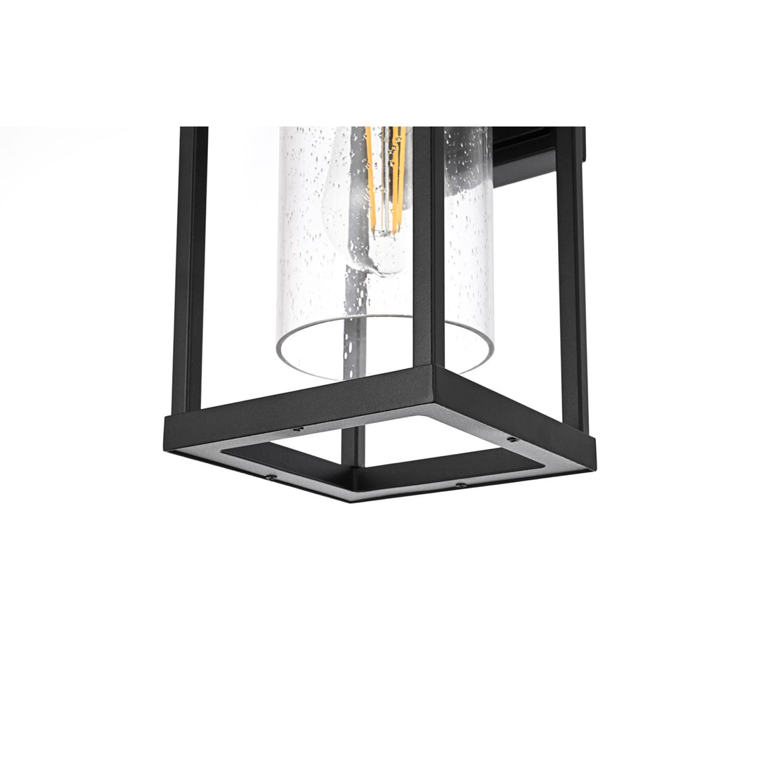 14 Inch Outdoor Wall Sconce In Black - View 6 - Joshua Marshal