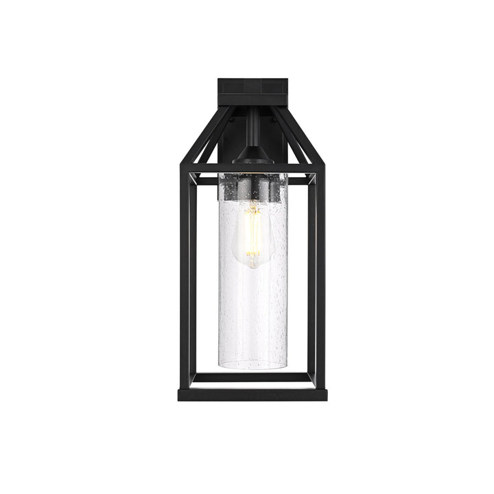 19 Inch Outdoor Wall Sconce In Black - View 3 - Joshua Marshal
