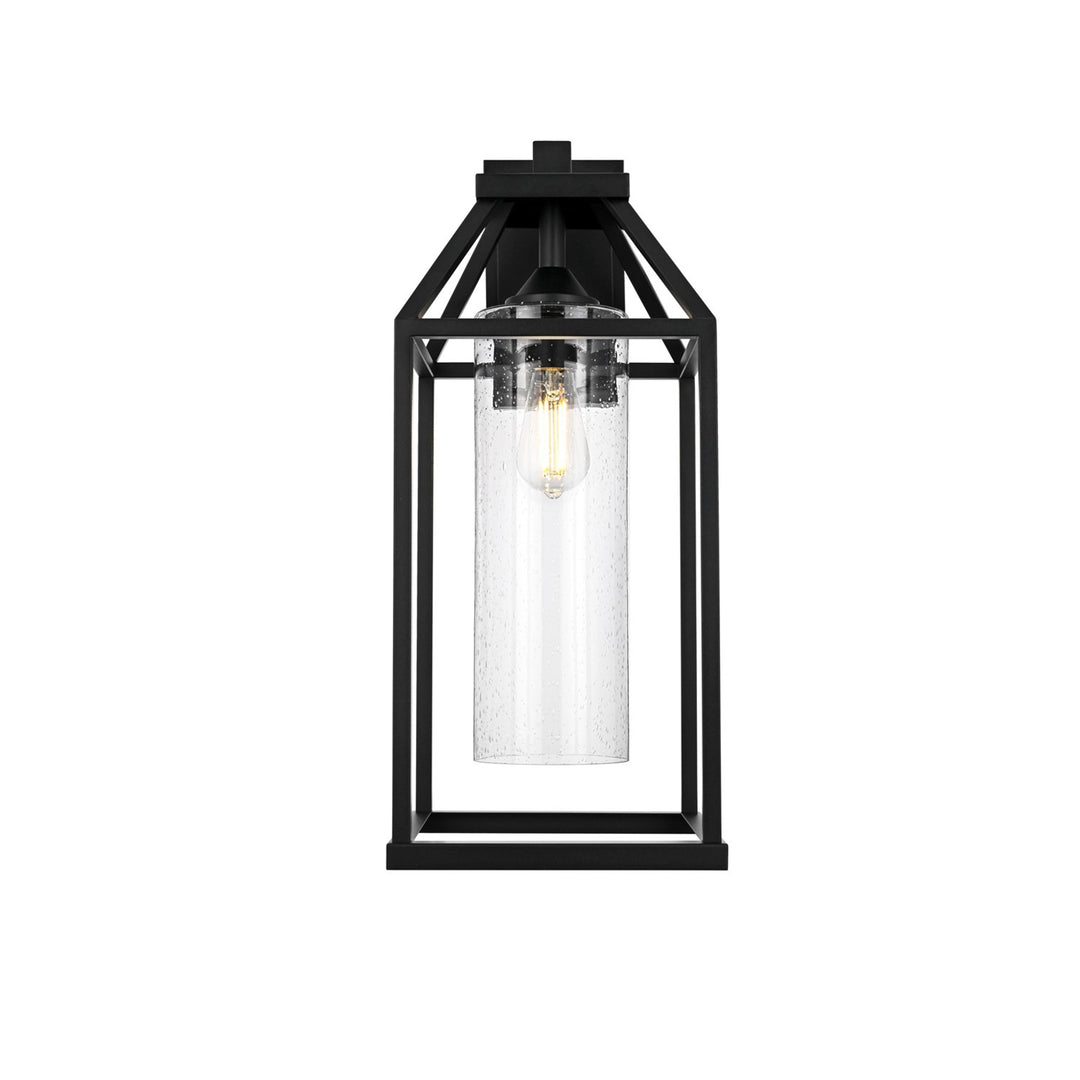 24 Inch Outdoor Wall Sconce In Black - View 3 - Joshua Marshal