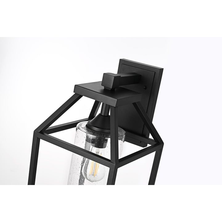 24 Inch Outdoor Wall Sconce In Black - View 6 - Joshua Marshal